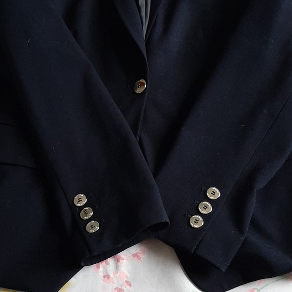 Calvin Klein size 12 Large navy blue blazer - Picture 4 of 4